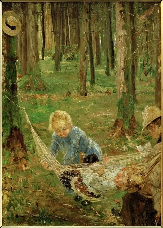 Nell'amaca, 1883